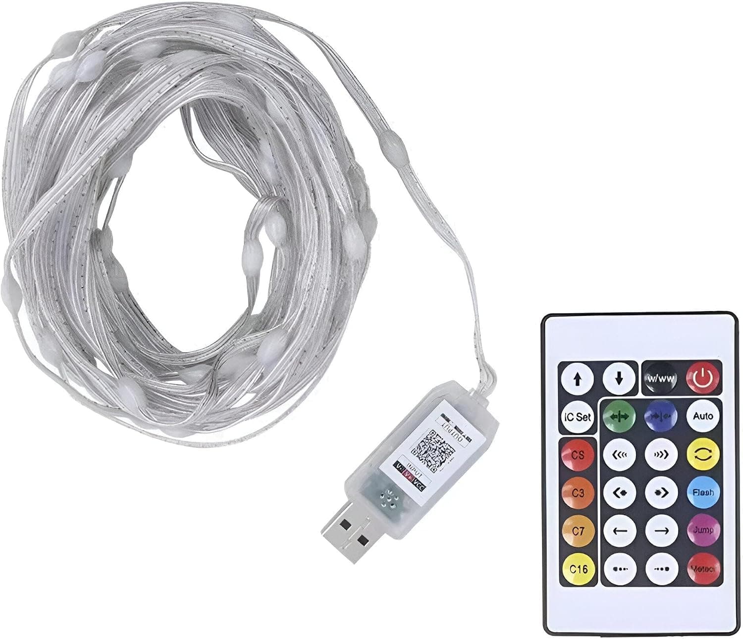 شريط إضاءة ليد USB - مصابيح ذكية بألوان الفضاء اللوني