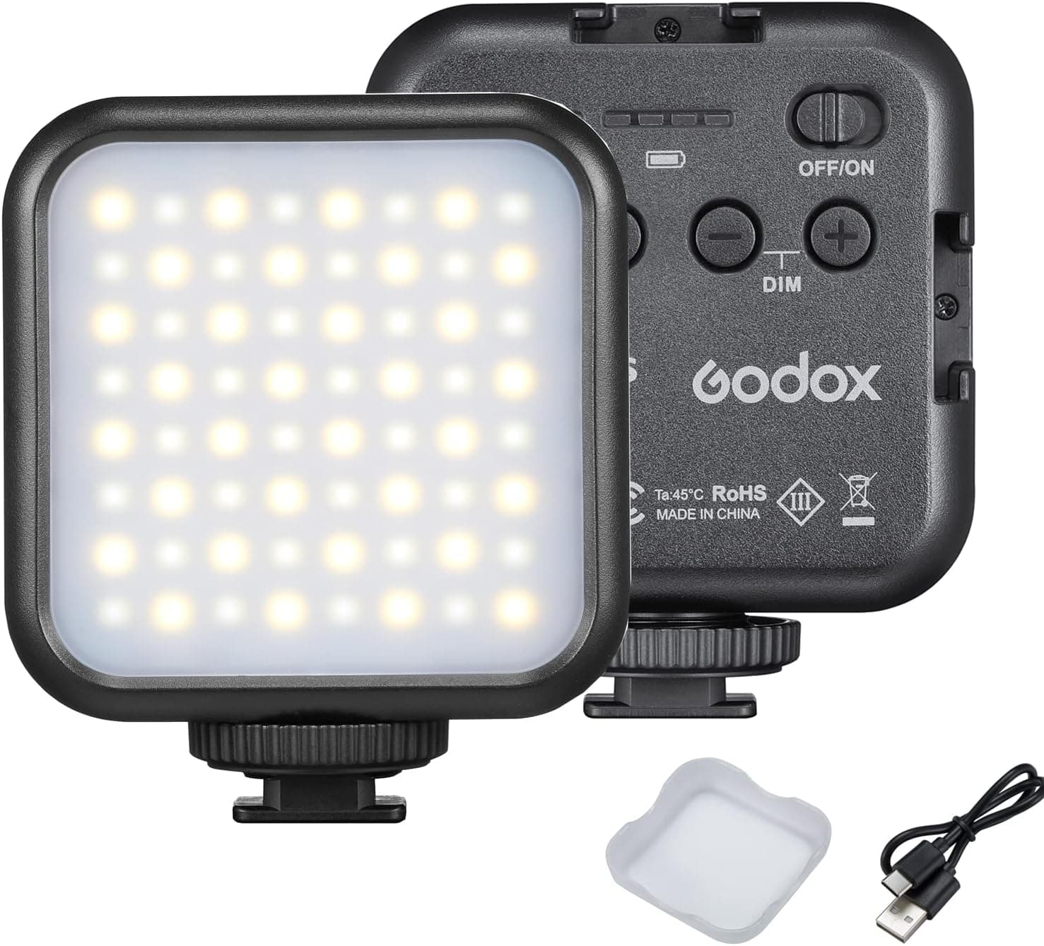 اضاءة فيديو LED ثنائية الالوان من جودوكس LED6Bi