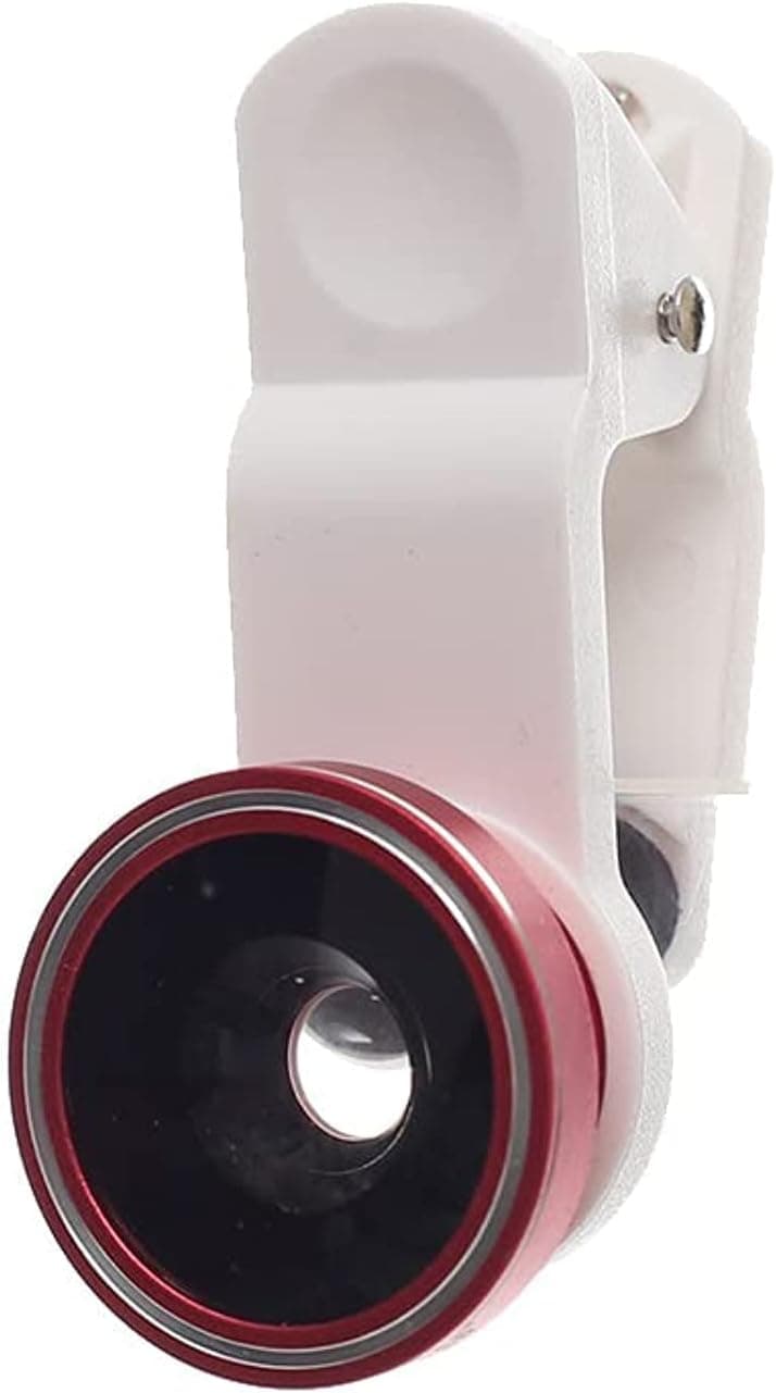 عدسات فلاش LED MX-601 متعددة 6 في 1 بمشبك عالمي مع وقت