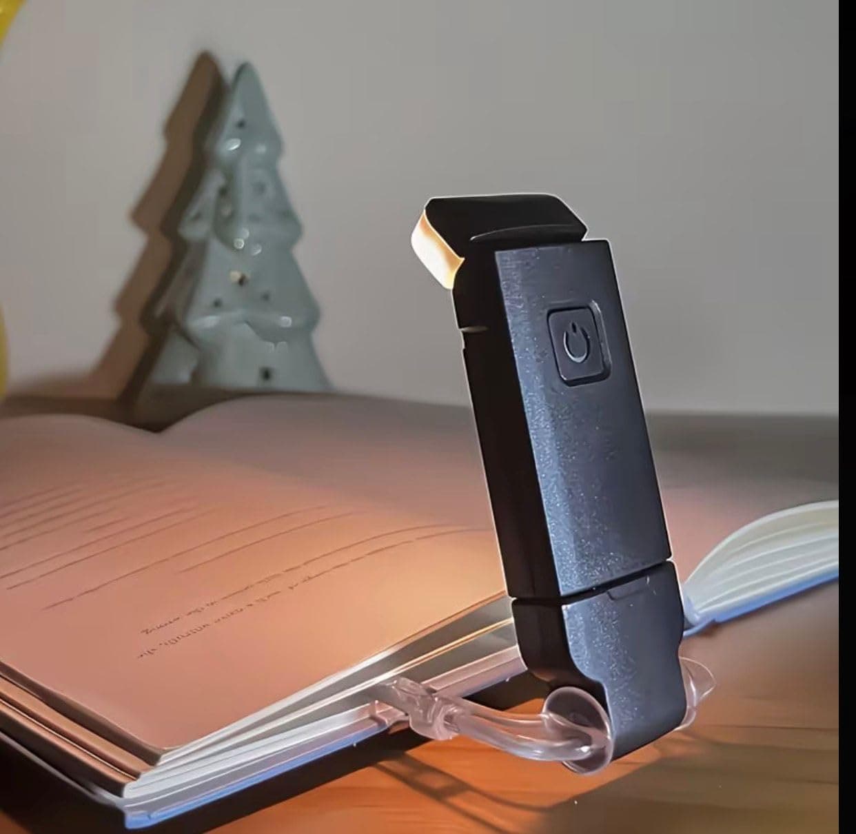 مصباح قراءة الكتب قابل لأعاده الشحن عبرUSB يحتوي على 3