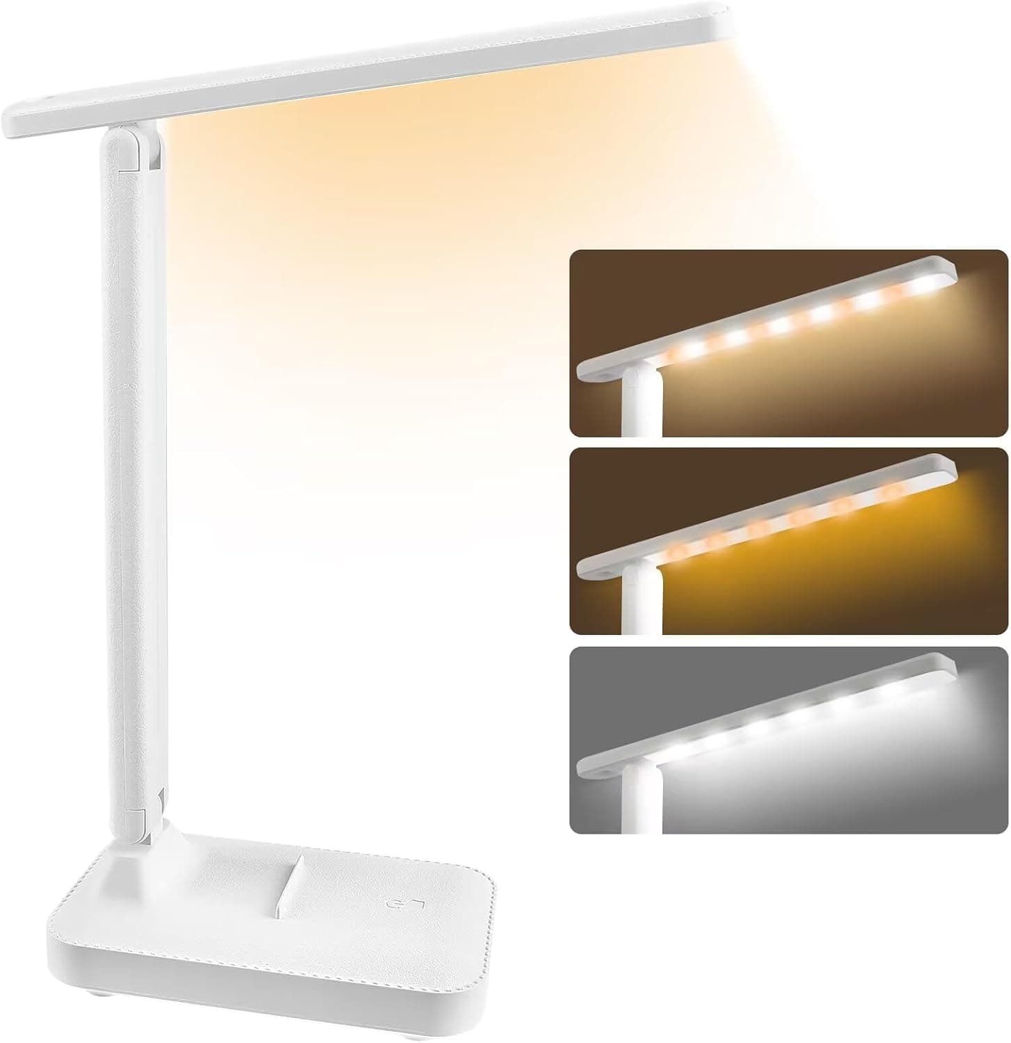 مصباح مكتب من يوكوفو طاولة LED قابل للتعتيم مع منفذ
