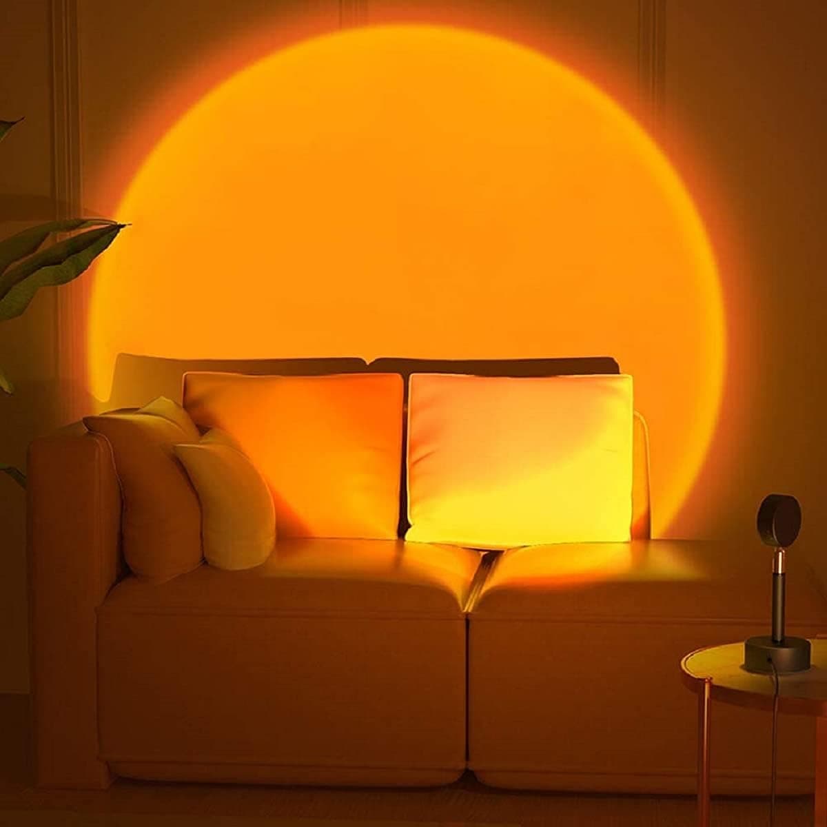 مصباح LED لعرض غروب الشمس بزاوية 180 درجة شحن USB