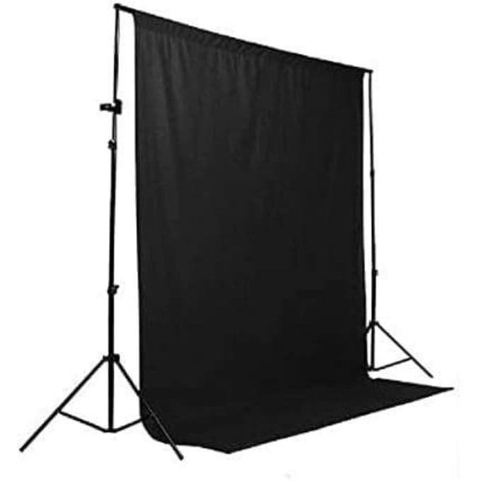 شاشة تصوير كروما سوداء، بحجم 3X5 متر - Generic