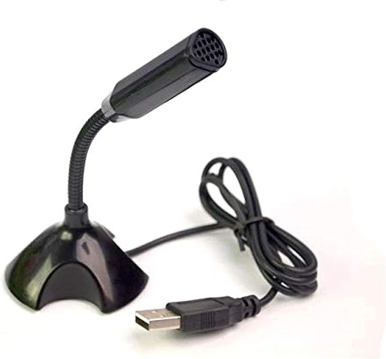 ميكروفون ستوديو صغير محمول بمنفذ USB مع حامل