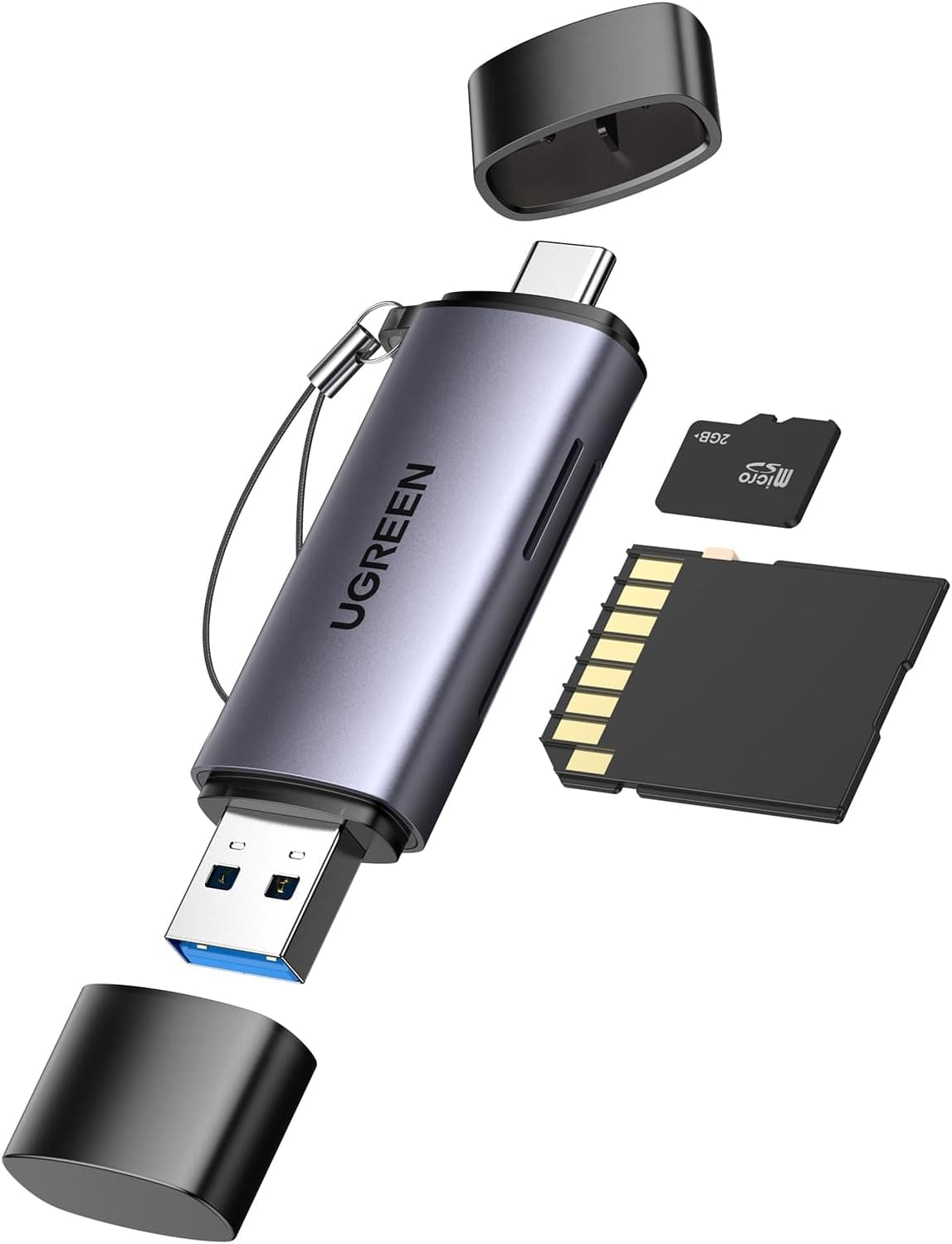 قارئ بطاقات SD المحمول USB النوع سي وUSB 3.0 محول