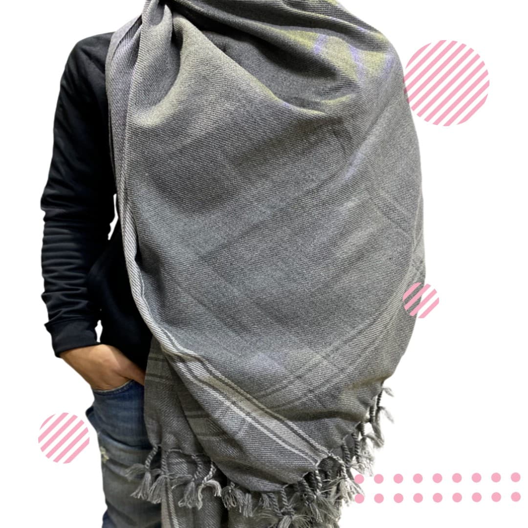اسكارف رمادى